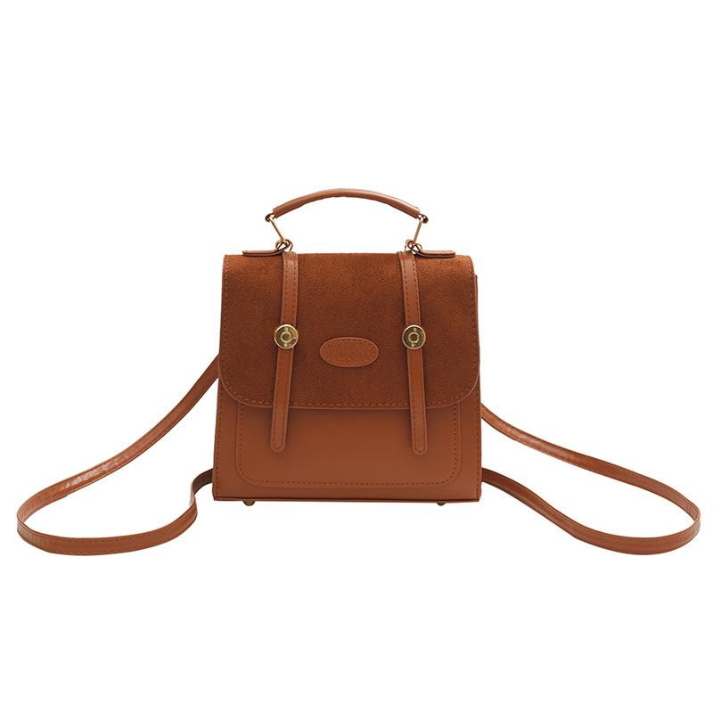 Сумка с матовой текстурой, женский небольшой рюкзак для поездок на работу 2024 года популярен в этом году, тренд ретро-сумок-мессенджеров