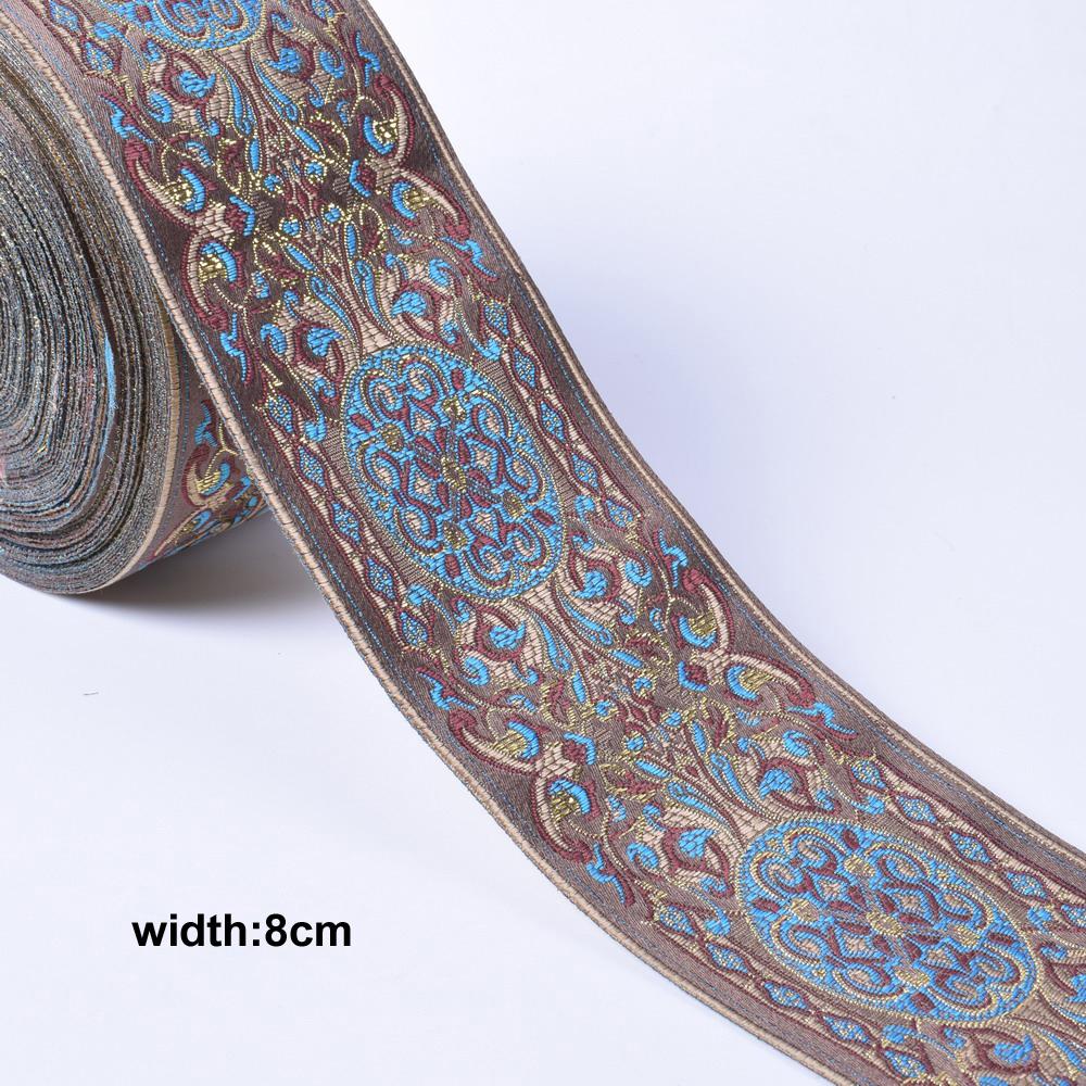 1 м красочная цветочная шотландская лента, рождественские ленты, кружевная ткань