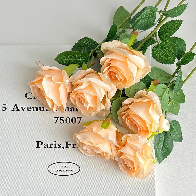Artificial Silk Rose Flower For Wedding Party Home Decor Wall Display Arrangement