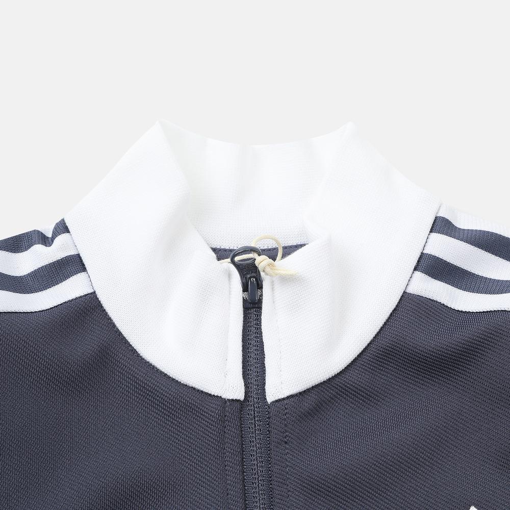 Adidas Originals Jacket Comfortable Stand Collar Striped Zipper Long Sleeve Kids Kids jackets KU9512