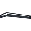 Вентиляционная крышка LUFT угловая правая 40x80x9 графит Slim