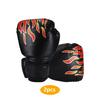 Kids Boxing Gloves Children Punching Training Sparring Comfortable Adjustable Fighting Mitts Hand Protector Black