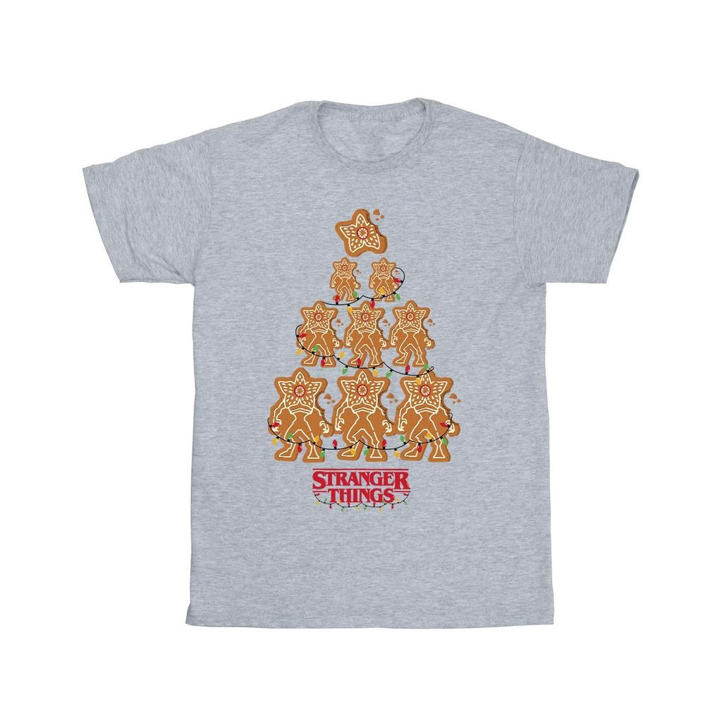 Netflix Mens Stranger Things Gingerbread T-Shirt
