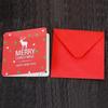24 шт./лот Рождественская поздравительная открытка Детская мини рождественская открытка с благословением Конверт Новогодняя открытка Подарочная карта Рождественская вечеринка