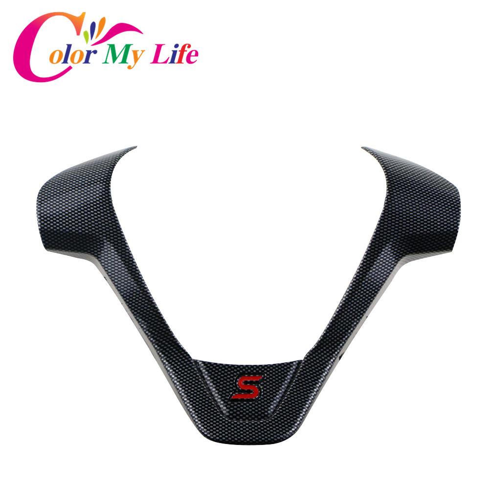 Защитные наклейки на руль автомобиля из АБС-пластика с блестками для Ford New Fiesta Ecosport 2009-2016