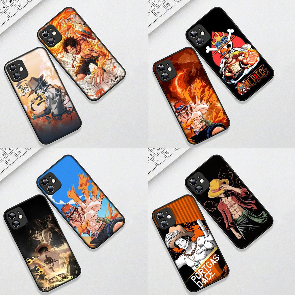 Cover for Samsung Galaxy S25 S24 S23 Fe Ultra Plus S7 Edge A05 A06 A16 A15 A35 Phone Case Portgas D Ace One Pieces Luffy