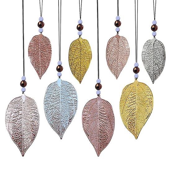Metal Leaf Decor Anti-corrosive Rust-proof Exquisite Texture High Simulation Wide Application Decoration Long Lasting Window Hanging AVE