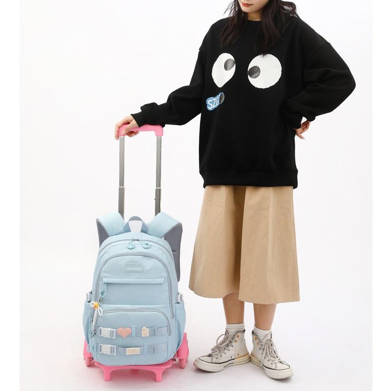 Школьная сумка, студенческий рюкзак на роликах, 6 колес (31*19*48 СМ)ЗРЫ5162