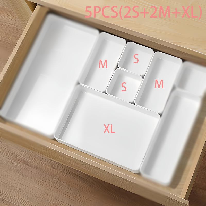 Настольный органайзер с ящиками для дома, общежития или офиса - Идеально подходит для мелочей, косметики и канцелярских принадлежностей