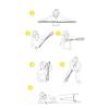 Training Pull Rope Belt Elastic Band Gum Rubber Band 8 Word Puller Yoga Chest Fitness Equipment