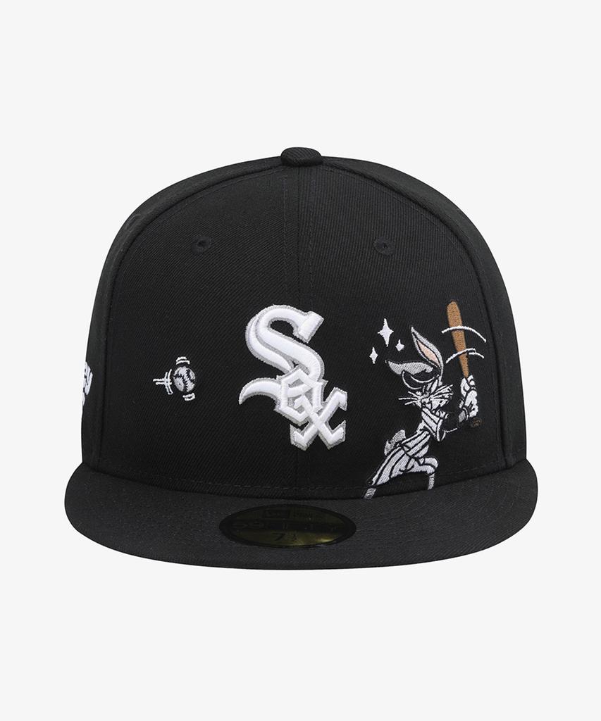 NEW ERA Looney Tunes Mlb Chicago White Sox Fitted Cap Black 60857868