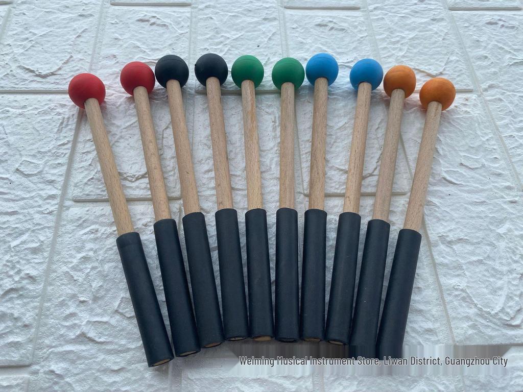 Rubber Head Marimba & Xylophone Performance Mallets - Non-Slip Grip