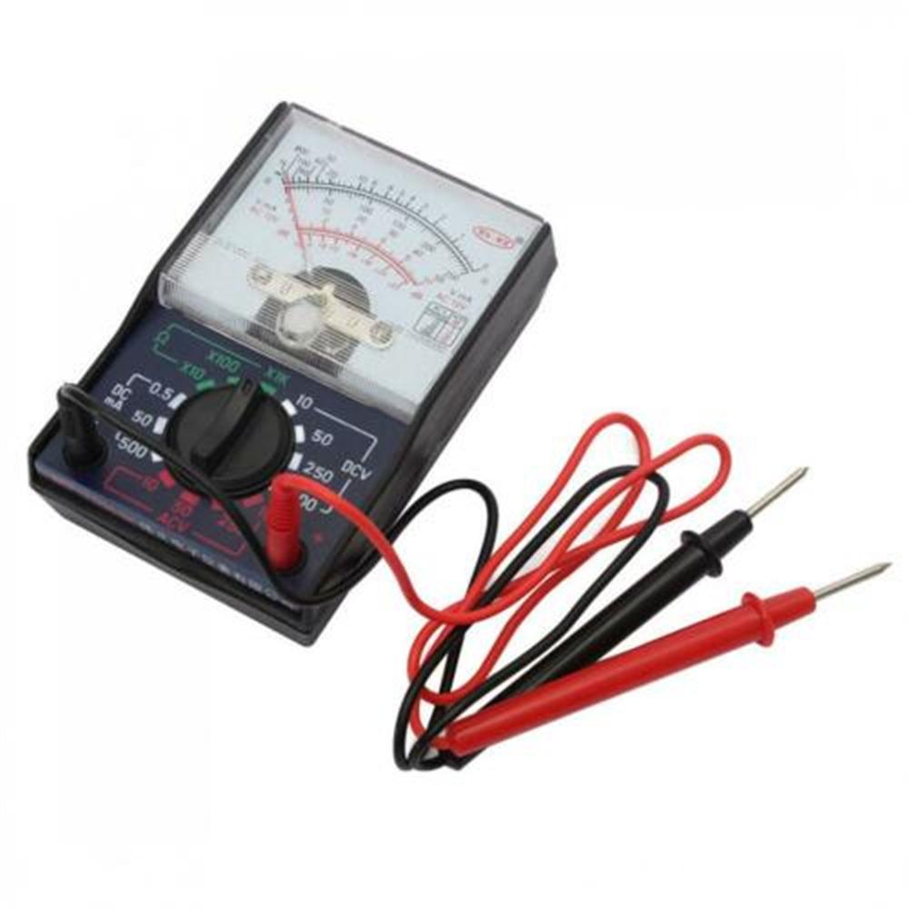 MF-111A Pocket Analog Multimeter Mini Portable Pointer Multimeter Student Household Handheld AC DC Voltage Current Ohm Tester