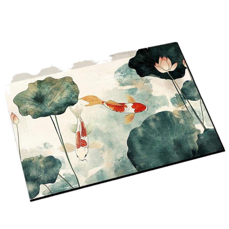 Новый коврик для пола в китайском стиле, коврик для входной двери, коврик для дома в китайском стиле, нескользящий износостойкий коврик для входа, ковер для входа