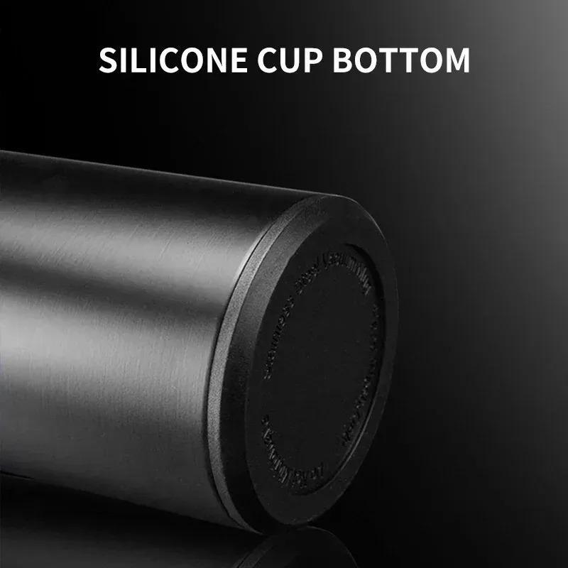 TDMC1 500mI Auto Digital Intelligent Thermos Cup For Tesla Model 3 X S Y P100D SpaceX Car Digital Smart Thermos Cup Auto Accessories