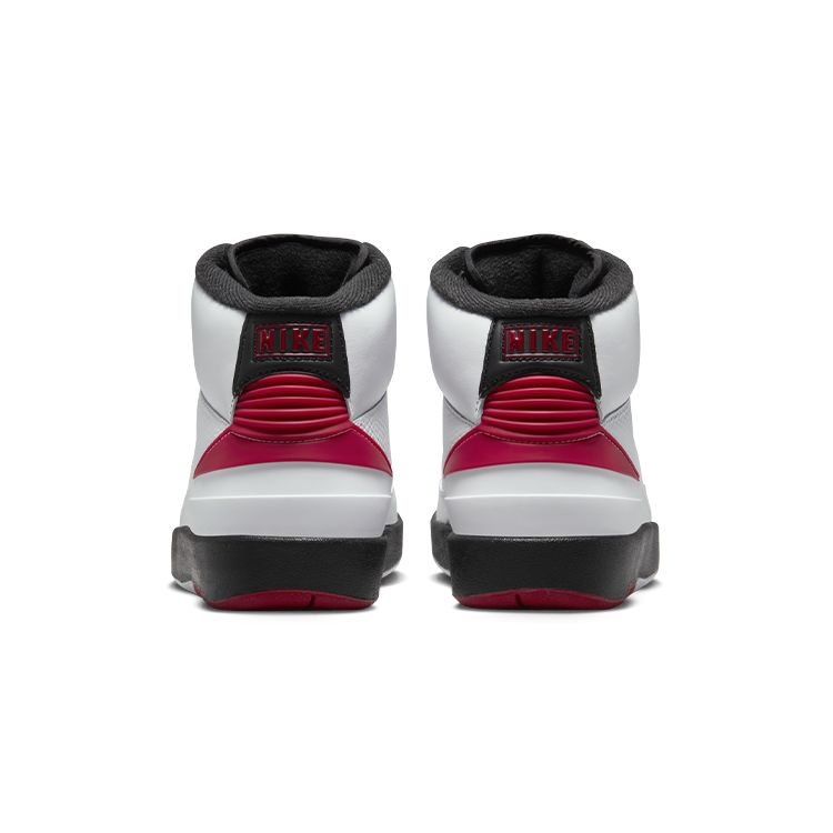 Детские кроссовки Air Jordan 2 Retro GS Chicago 2022 Белый Черный Varsity-Red DX2591-106