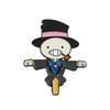 Exquisite Alloy Enamel Cartoon Character Brooch Pin Princess And No-face Yin-yang Design
