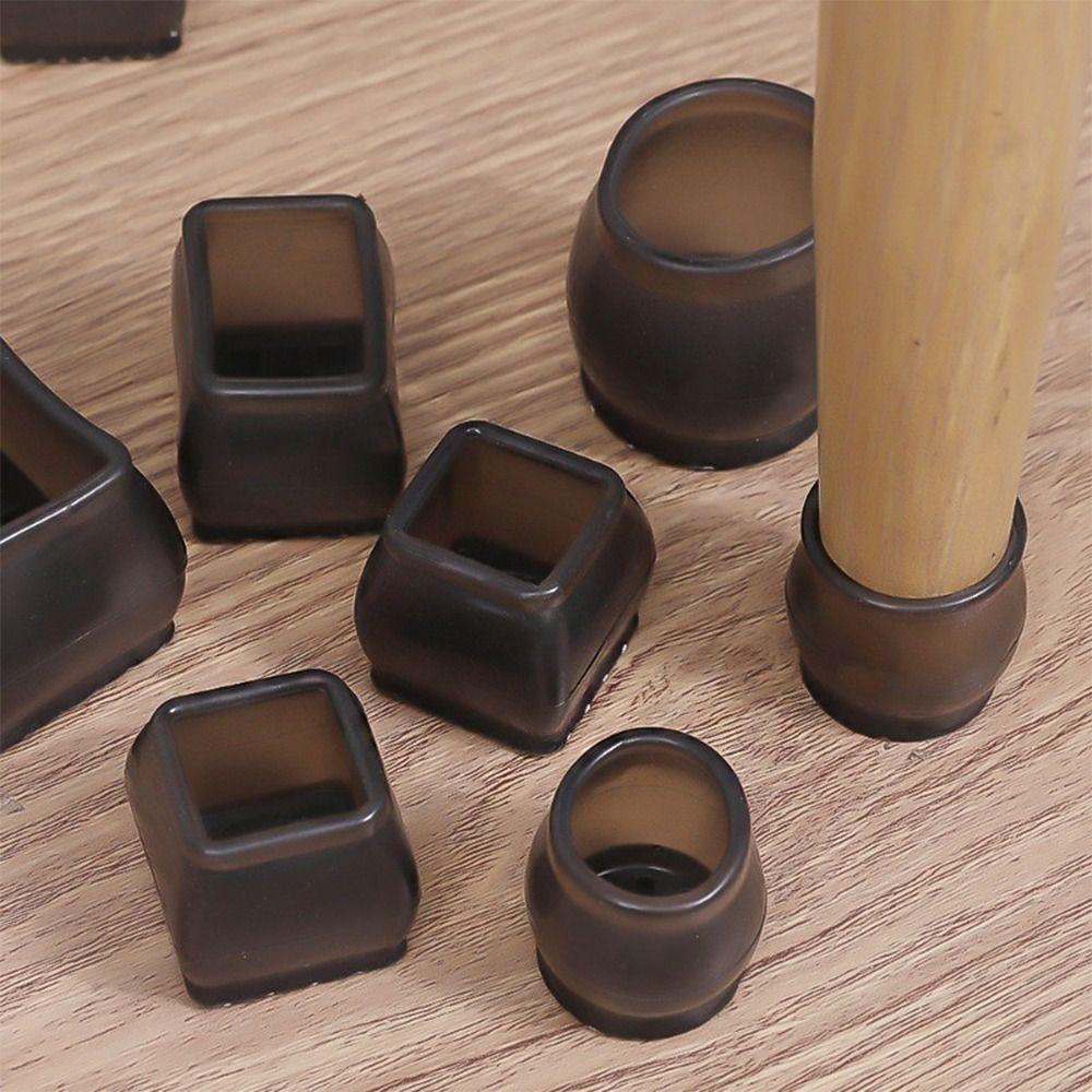 8 шт. с войлочными колпачками для ножек стула, износостойкие чехлы для ножек мебели, прочные накладки для защиты пола