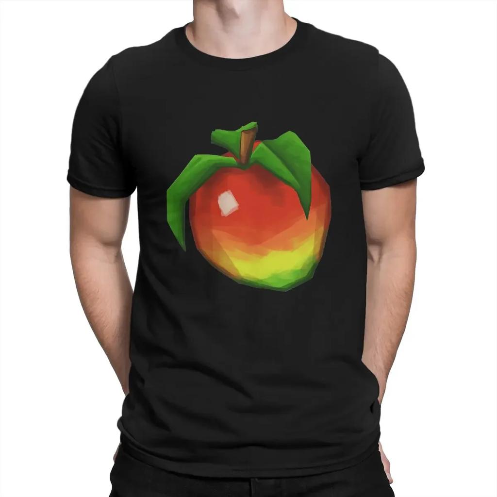 Crash Bandicoots Мужская футболка с круглым вырезом и принтом Wumpa Fruit Hip Hop Street wear, топ с коротким рукавом
