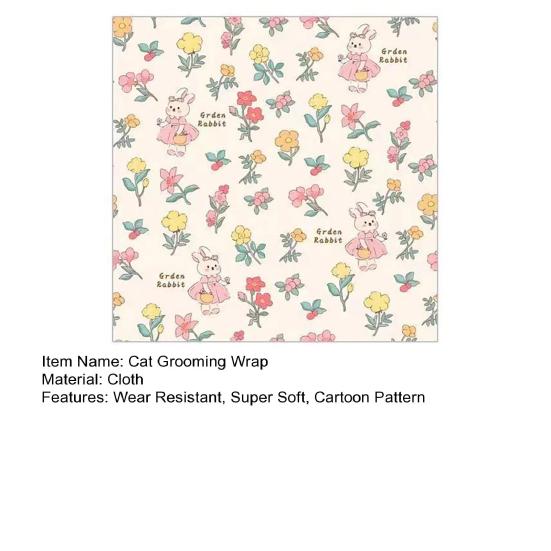 Yousheng Cat Grooming Wrap Wear Resistant Anti-Scratch Soft Lining Anti-Escape Calming Wrap Multifunctional Pet Tool