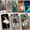 Ballet Ballerina Dancer Case For Samsung Galaxy J7 2016 A3 A5 J1 J3 J5 2017 A6 A7 A8 A9 J8 2018 J4 J6 Plus Cover