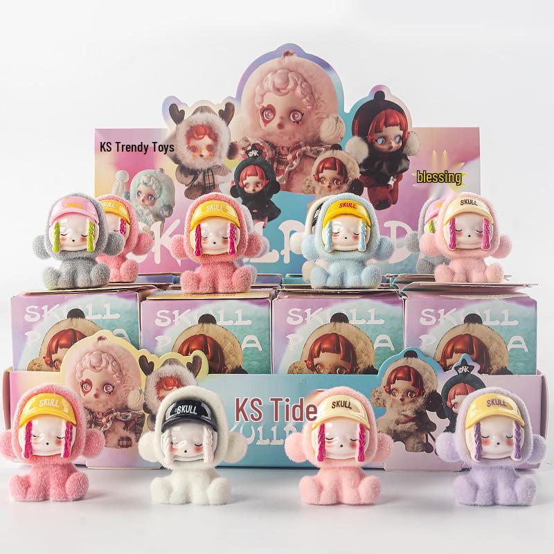 Популярная рождественская кукла Abubu от Pop Mart, елочное украшение, игрушка-сюрприз
