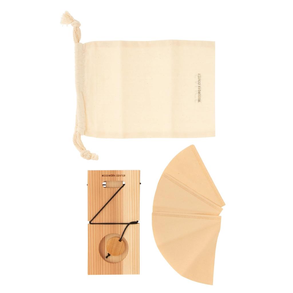 WOODWORK CENTER Портативная подставка для кофе-дриппера, 9 x 18 x 2 см, DR17-018