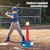Kids Baseball Toy Set with 4 Balls And Launcher T Ball Set Toddler Interactive Baseball Game Complete Mini Baseball Kit