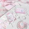 Серия «Балет» Прозрачный держатель для ПВХ-карт с лентой 3 дюйма K-pop рамка для фотокарты Милые рукава для фотокарты для подвески на сумку для девочки