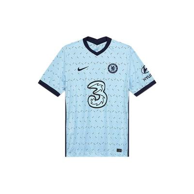 Nike Гостевая футбольная майка Chelsea FC 20/21 голубая мужская уличная одежда CD4229-495