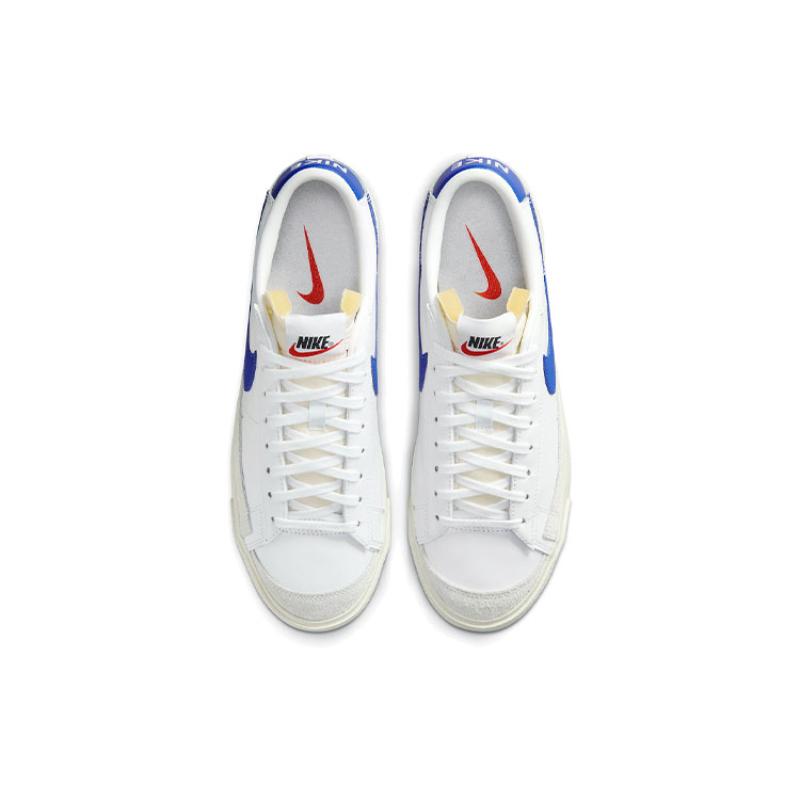 Nike Кроссовки Blazer Low 77 Vintage Белые Синие Обувь для скейтборда DA6364-103