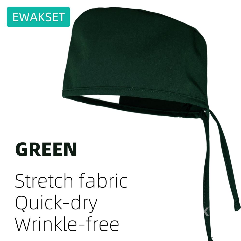 Медицинская хирургическая шапочка унисекс, эластичная, быстросохнущая, немнущаяся, для работы в хирургии, для женщин и мужчин, стоматологов, медсестер, врачей, больниц.