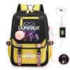College Style Animation Cartoon Student Schoolbag Junior High School Multi-Functional Large Capacity Leisure Backpack