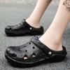 Summer Beach Shoes Foreign Trade Large Size Outer Wear Hole Shoes EVA Rubber and Plastic Fashion Couple Models Dual-purpose Bag Head Cool Slippers