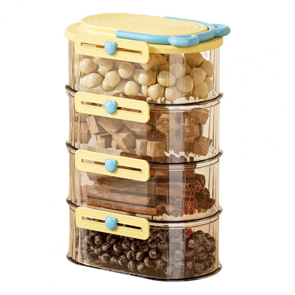 Кухонная полка для специй Герметичные контейнеры для специй Компактный набор для хранения специй с герметичными банками и контейнерами Эффективно организуйте специи