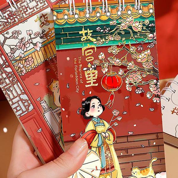 70K Мультяшный Твердый Переплет Карманный Блокнот на Спирали (Top-bound)