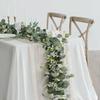 Silk Artificial Rose Vine Hanging Flowers for Wall Christmas Rattan Fake Plants Leaves Garland Romantic Wedding Home Decoration