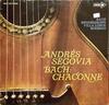 LP Record ANDRÉS SEGOVIA / JOHANN SEBASTIAN B - Bach: Chaconne MACS1354 MCA Records 1980 Germany Classical Used