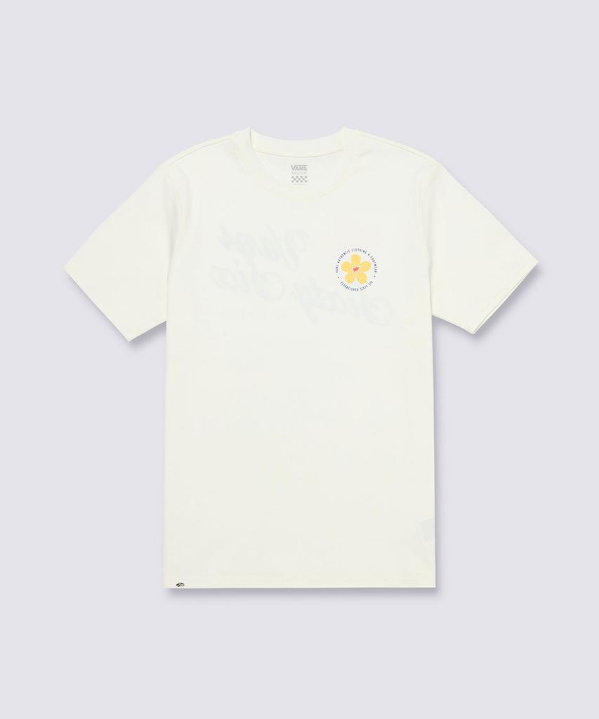 VANS New Flower Logo Short Sleeve Tee - Marshmallow / Vn000Nnrfs81