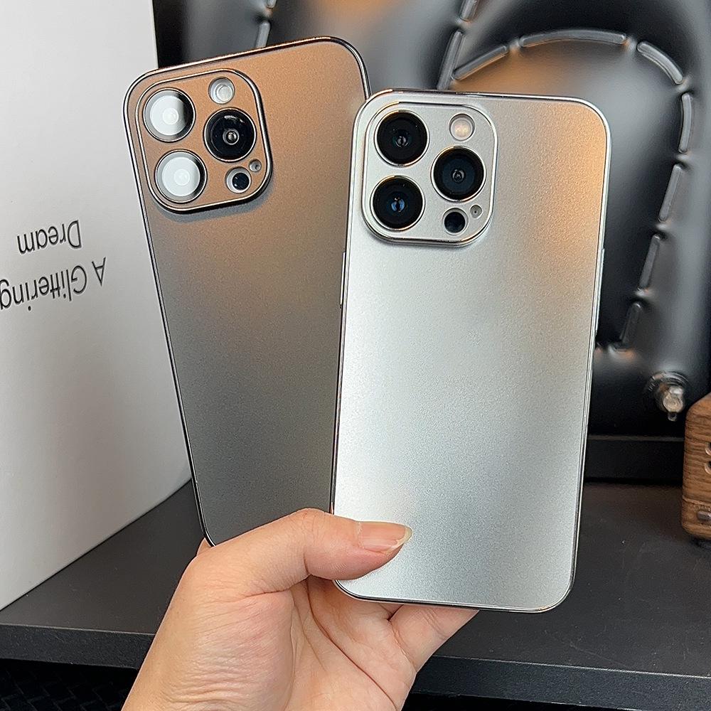 Ультратонкий матовый защитный чехол для мобильных телефонов Apple 12, 13, 14, 15. Противоударный, полнокомплектный дизайн.