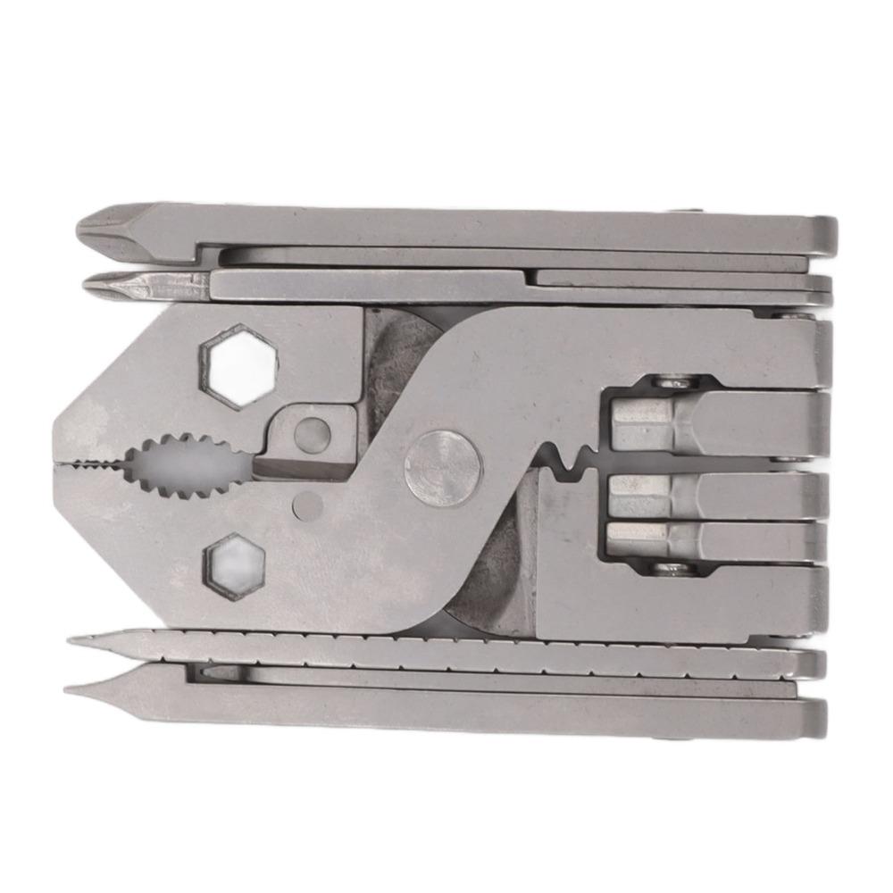 420 Stainless Steel Multi Tool Silver Outdoor Tool Sturdy Multitool Pliers Home Repair