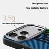 ABEEL For iPhone 17 Pro Case Compatible with MagSafe Printed PC TPU Aluminum Alloy Leather Phone Cover
