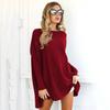 T Long Sleeves Shirt Women Clothing Solid Color Round Neck Breathable Fashion