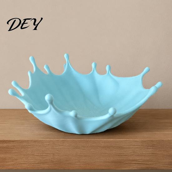 Подкроватная тумбочка, лоток для аксессуаров, 3D-печатные украшения для колец, серег, браслетов, Океанский всплеск, органайзер, блюдце для мелочей, декоративный настольный аксессуар для дома, туалетного столика