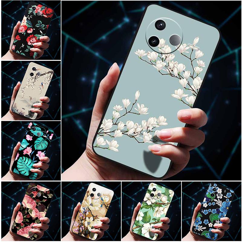 For Xiaomi POCO F7 Ultra Case Xiaomi POCO F7 Pro 3D Flowers Emboss Soft Silicone Phone Cases for POCOF7 Pro Back Cover Coque Bag