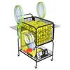 Lhysn Tennis Ball Cart Holds 350 Balls, Cart with Wheeled Laundry Basket, Tool Organizer Cart, Extra Large Utility Cart for Sports Equipment Storage