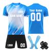 Personalised Shirts Kit Mens Girls With Name Number Custom Football Jerseys For Boys Training Suit