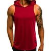 Men S Slim Breathable Sleeveless Hooded Sports Vest