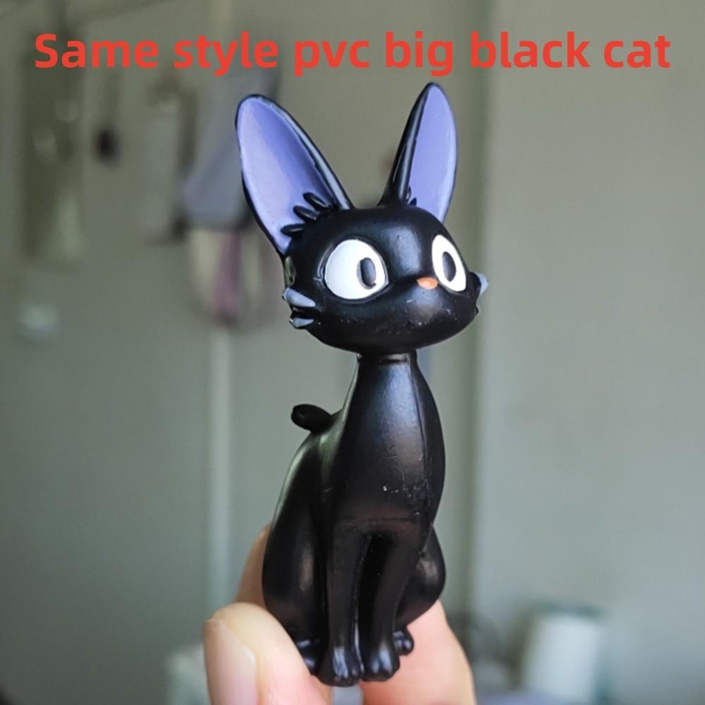 Black Cat Resin Miniatures With Handcrafted Style For Home Office Or Party Decor