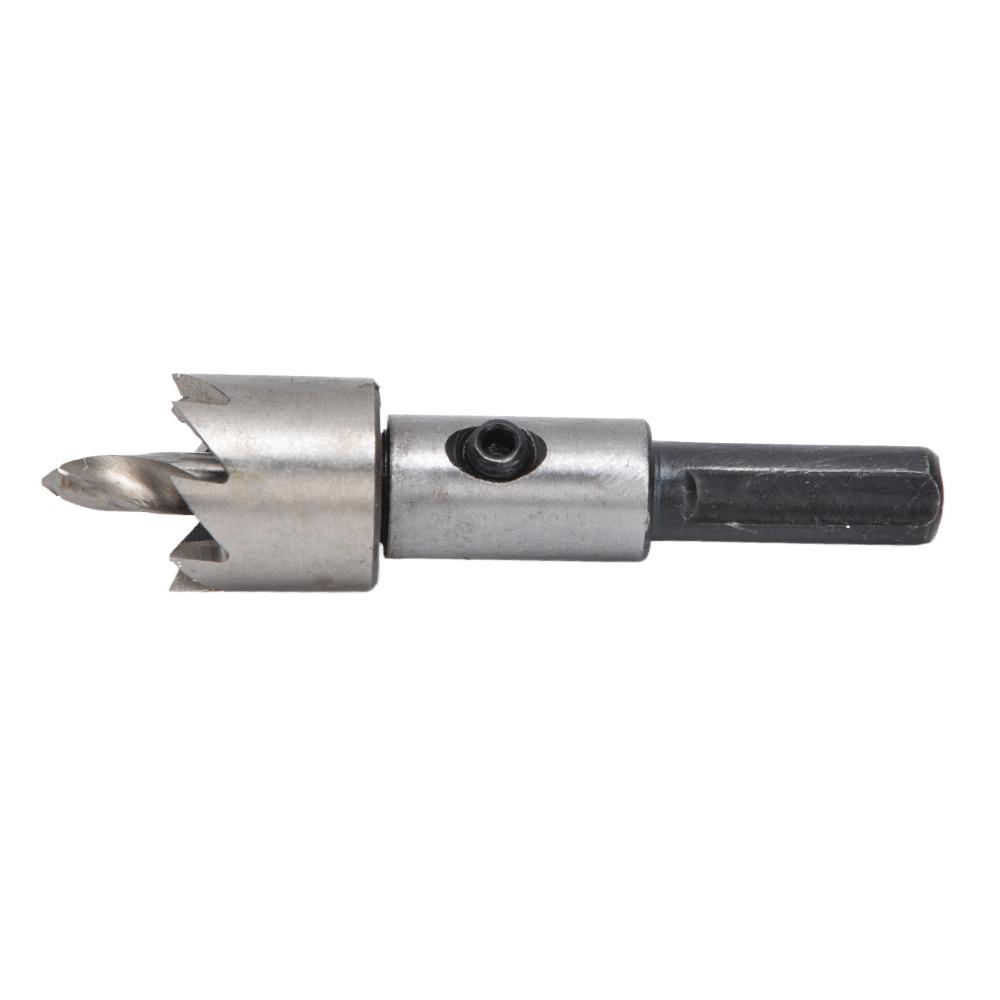 17mm Diameter Hole Saw Cutter Wood Plastic Alloy Compatible HSS Drill Bit For Metal